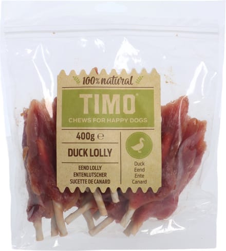 Timo Lolly Eend - Hondensnacks - 400 g