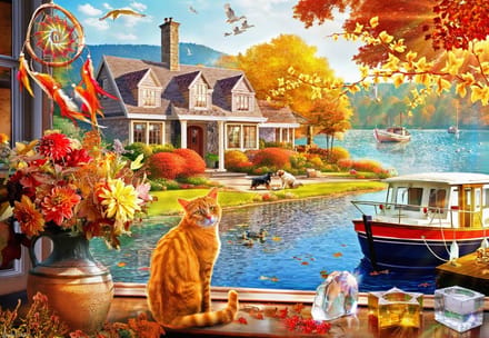 Bluebird Puzzle legpuzzel Crisp Fall View - 1000 stukjes herfst.