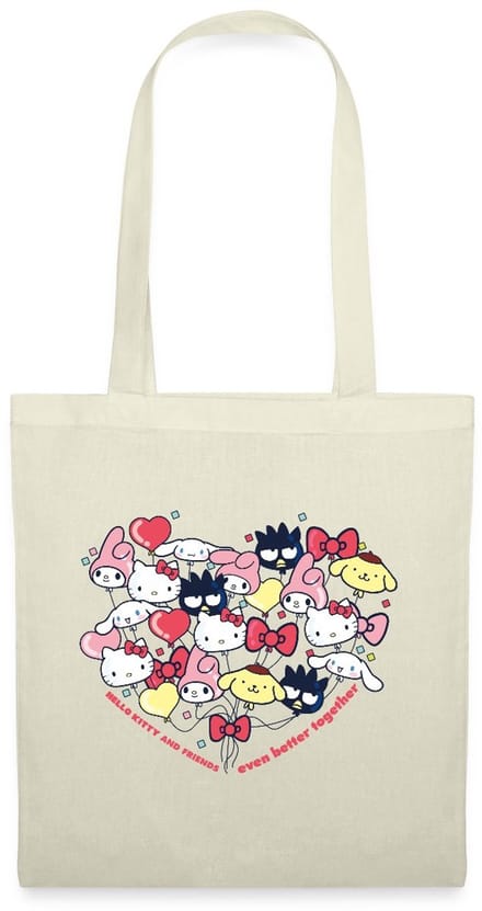 Hello Kitty En Vrienden Ballonnen In Hartvorm Tas Van Stof Schoudertas