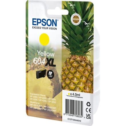 Epson 604XL Singlepack - XL - yellow - original - ink cartridge