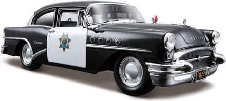 Maisto Modelauto Buick Century - politieauto - 1955 - schaal 1:24 - schaalmodel auto