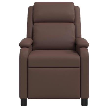 vidaXL - Recliner - Bruin - Kunstleer