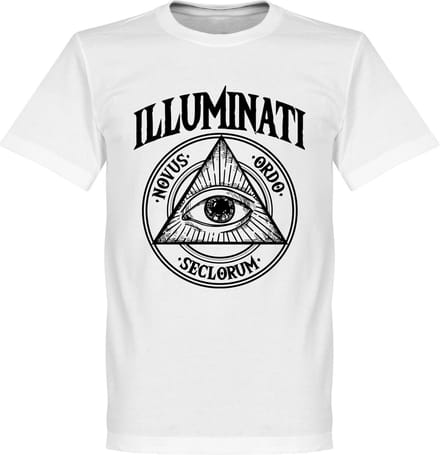 Illuminati T-Shirt - Wit - 5XL