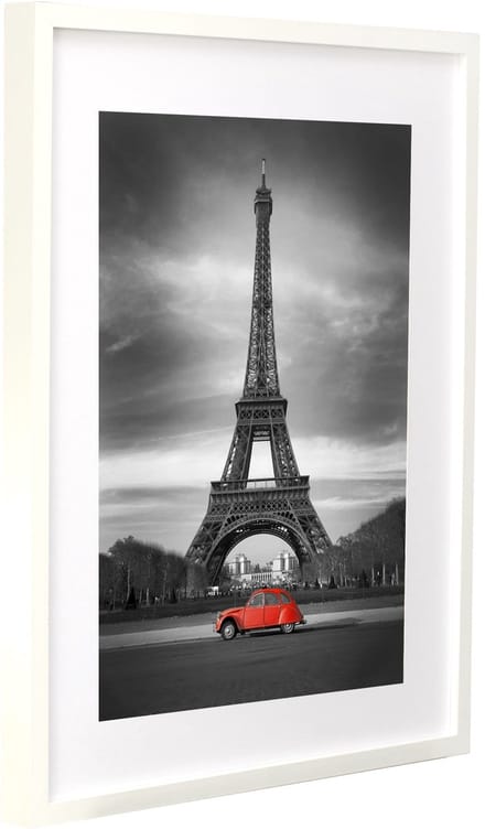 BD art - Fotolijst - 40x50 cm - Passe-partout 30x40 - Wit