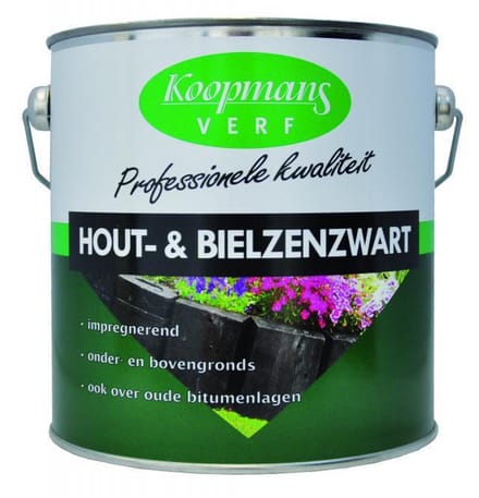 Koopmans hout- & bielzenzwart - 2,5 liter