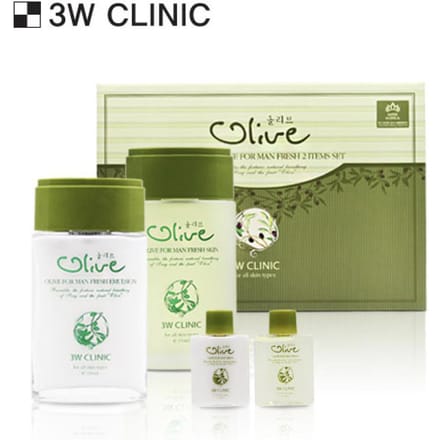 3W CLINIC Olijf voor mannen SET 2 beige