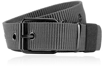 LGT JWLS Gepereforeerde Canvas Riem in Grijs - Heren-110cm