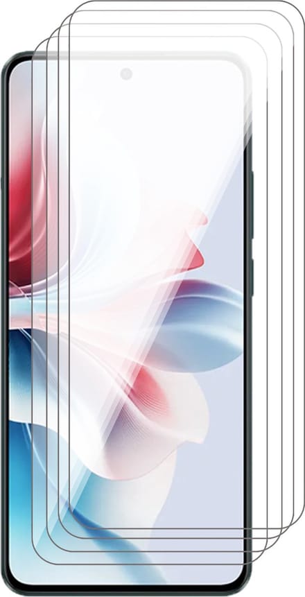 Screenprotector geschikt voor Oppo Reno 11F - 4x Glas Screen Protector