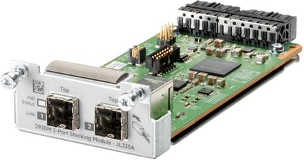 Hewlett Packard Enterprise Aruba module 2930 2-poort stapelen