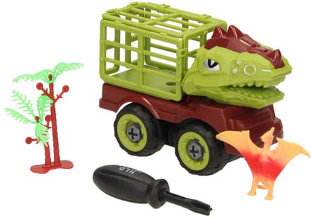 Bouw Auto Dino met Kooi
