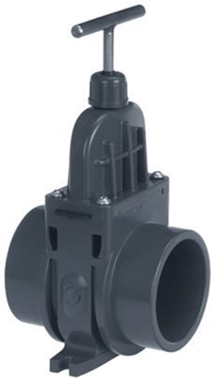 VDL schuifafsluiter 110mm lijm schuifkraan