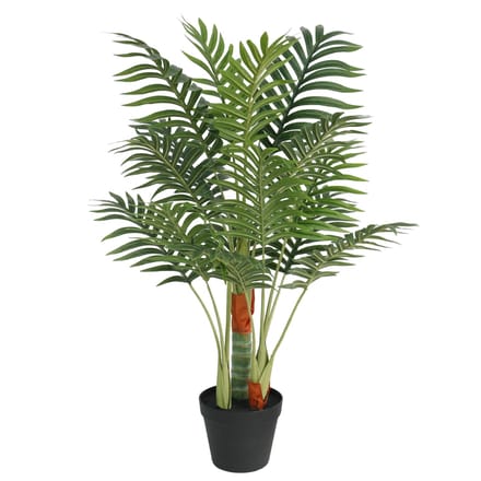 vidaXL - Kunstpalmboom - met - 3 - stammen - 85 - cm - polypropeen - groen