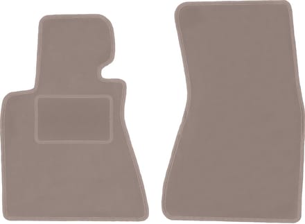 Beige voormatten voor: BMW 7 E65 sedan (2001-2008)