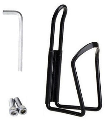 Voltano Fiets Bidonhouder Aluminium - Zwart - Inclusief Inbus