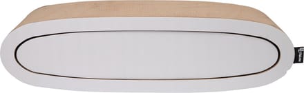 District 70 OVAL OFFICE kartonnen krabmeubel - Kleur Wit - 84 x 24 x 24 cm
