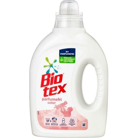 Biotex Vloeibaar Wasmiddel Kleur Parfumvrij 700 ml