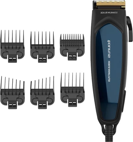 Haarknipper - Trimmer Scheerapparaat - Professioneel Knippen - Titanium Scherpe Bladen - 14 Hoogtes - Zwart