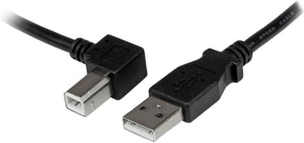 StarTech 2 m USB 2.0 A naar linkshoekige B-kabel – M/M