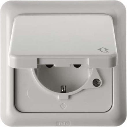 Hager 4718 BER SCHUKO-WANDCONTACTDOOS MET - wandcontactdoos