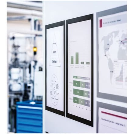 DURABLE Magnetisch informatiekader voor het bevestigen van A3-documenten op metalen oppervlakken.