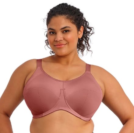 Elomi Energise grote maten Sport BH – Rosewood - 80E