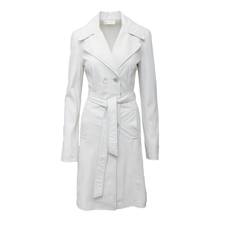 Roberto Cavalli lange leren jas - jaren 2000