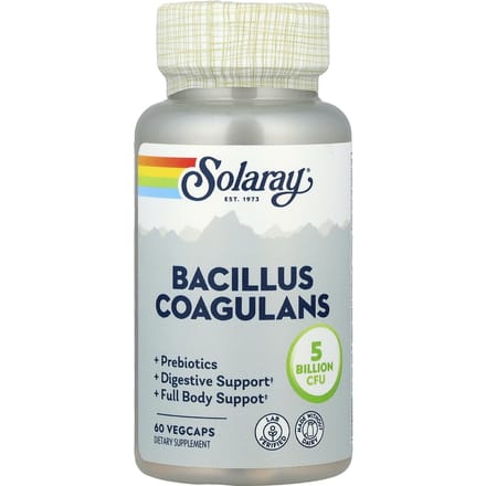 Bacillus coagulans, 5 miljard, 60 vegetarische capsules (2,5 miljard per capsule)
