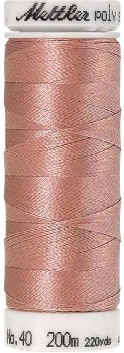 AMANN POLYSHEEN NAAI-BORDUURGAREN, COL-1761 ROZE, 200M, PER STUK.