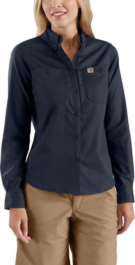 Carhartt Damesoverhemd Rugged Professional L/S Shirt Navy