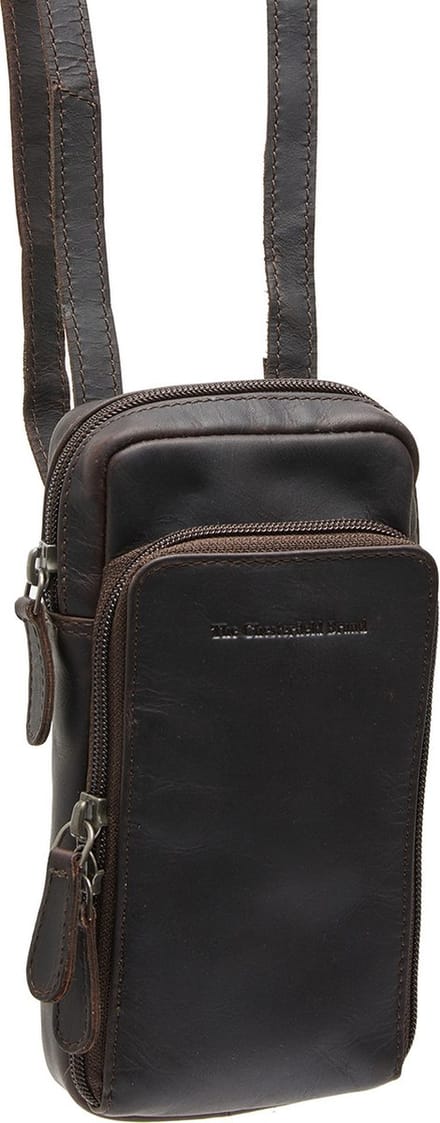 The Chesterfield Brand Valdes - Leren telefoontasje - Bruin