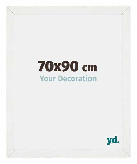 Your Decoration - Fotolijst 70x90 cm - MDF - Wit Geveegd - Mura