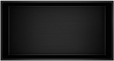 ALONI inbouwnis – 30x60x7 cm – mat zwart