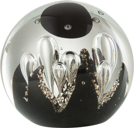J-Line presse-papier magic - glas - goud/zwart - medium