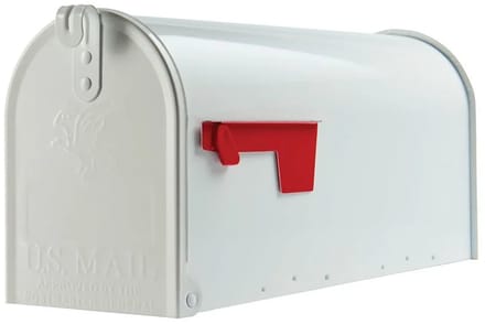 Amerikaanse brievenbus / US mailbox Elite Wit / Maat Large
