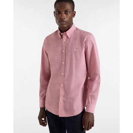 herenshirt robijn