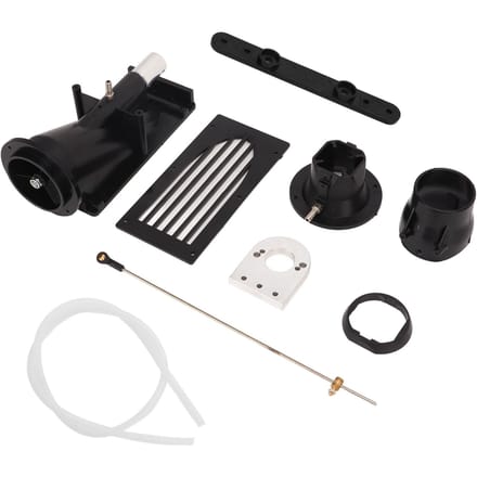 40MM Afstandsbedieningsboot Jet Pusher Oversized Kaliber Pomp Jet Water Pusher Boot Thruster Zwart zwart