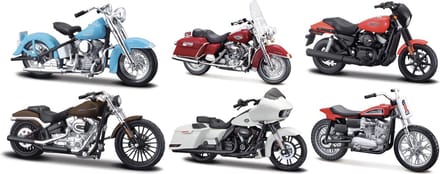 Harley-Davidson - Set no: 40 [6 Stuks schaal 1:18]
