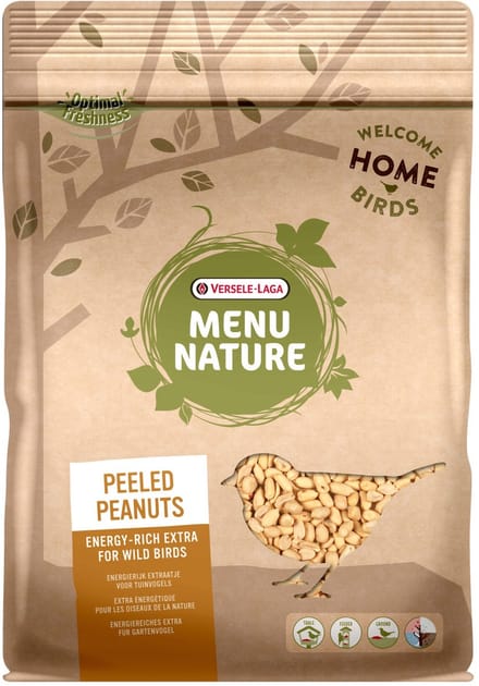Versele-Laga Menu Nature Geblancheerde Pinda's - Voer - 1 kg