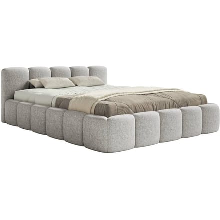 Bedframe Chloe laag 200 x 200 cm chenille | NADUVI Collection