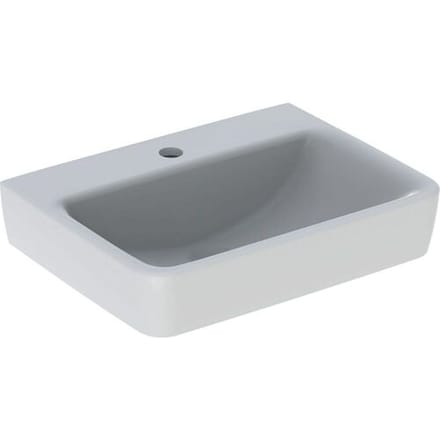 Geberit Renova Plan hand-rinse basin 50 cm with tap hole in the middle, without overflow 501.629.00.1