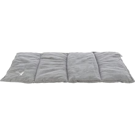 Hondendeken Trixie - Compact Reisdeken 100x70cm - Geweven Velours, Slipvast, Grijs