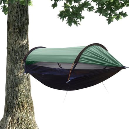 Hangmat Tent - Kampeerhangmat Dubbel - Outdoor Ontspanning - Met Geïntegreerd Muggennet - 270 x 140 cm - Groen