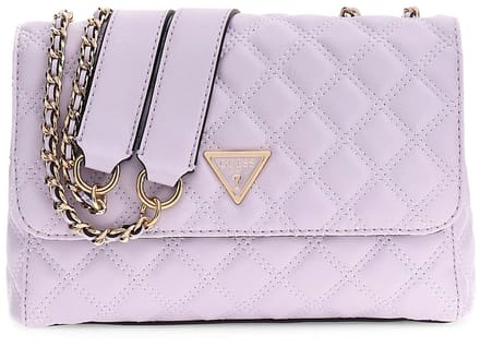 GUESS schoudertas Giully II Compound Convertible Flap Bag Lilac paars