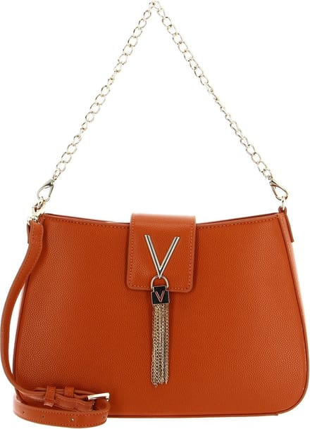 VALENTINO Schoudertas Divina Hobo Bag Arancio Oranje