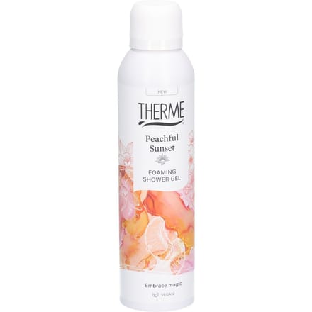 THERME Peachful Sunset Foaming Shower Gel - 200 ml