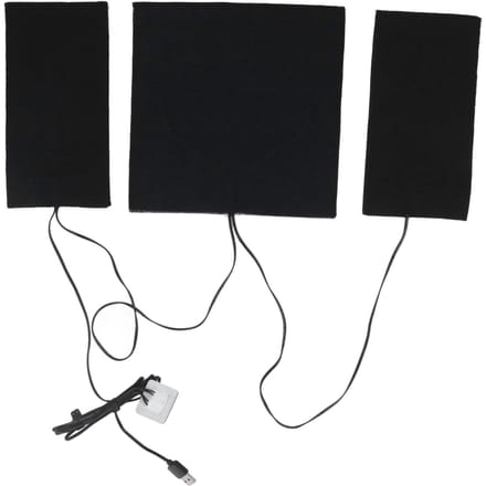 USB Elektrisch Verwarmingsblad 3 Niveaus Instelbare Temperatuur Wasbaar Koolstofvezel Verwarmingskussen DC 5V gray