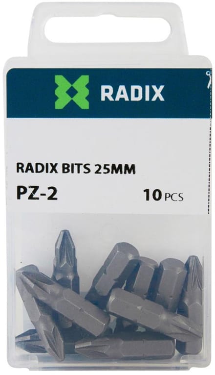 Radix - Schroefbit PZ2 (10 stuks)