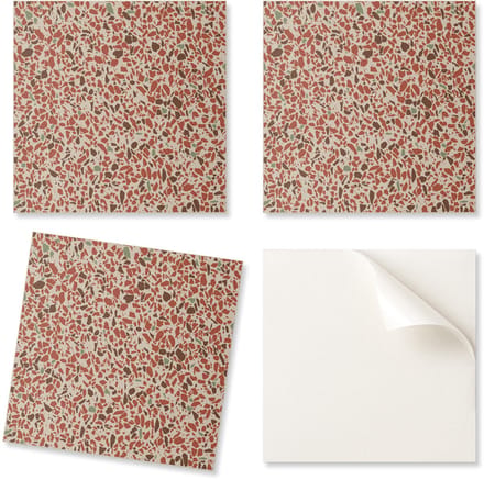 Esthetische vinyl wandtegels met abstract steenpatroon, 9x30x30 cm