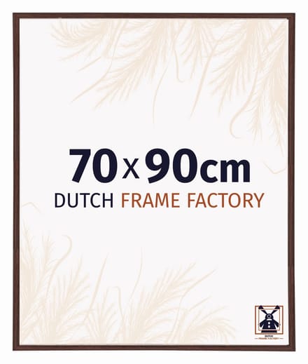 Fotolijst 70x90 cm - Kunststof - Bruin - Angers