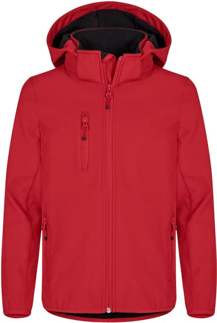 Clique Classic Softshell Jacket Junior 0200909 - Rood - 150-160